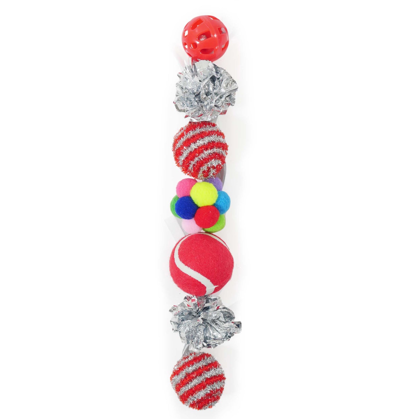 Rosewood Christmas Foot of Festive Cat Toy Balls
