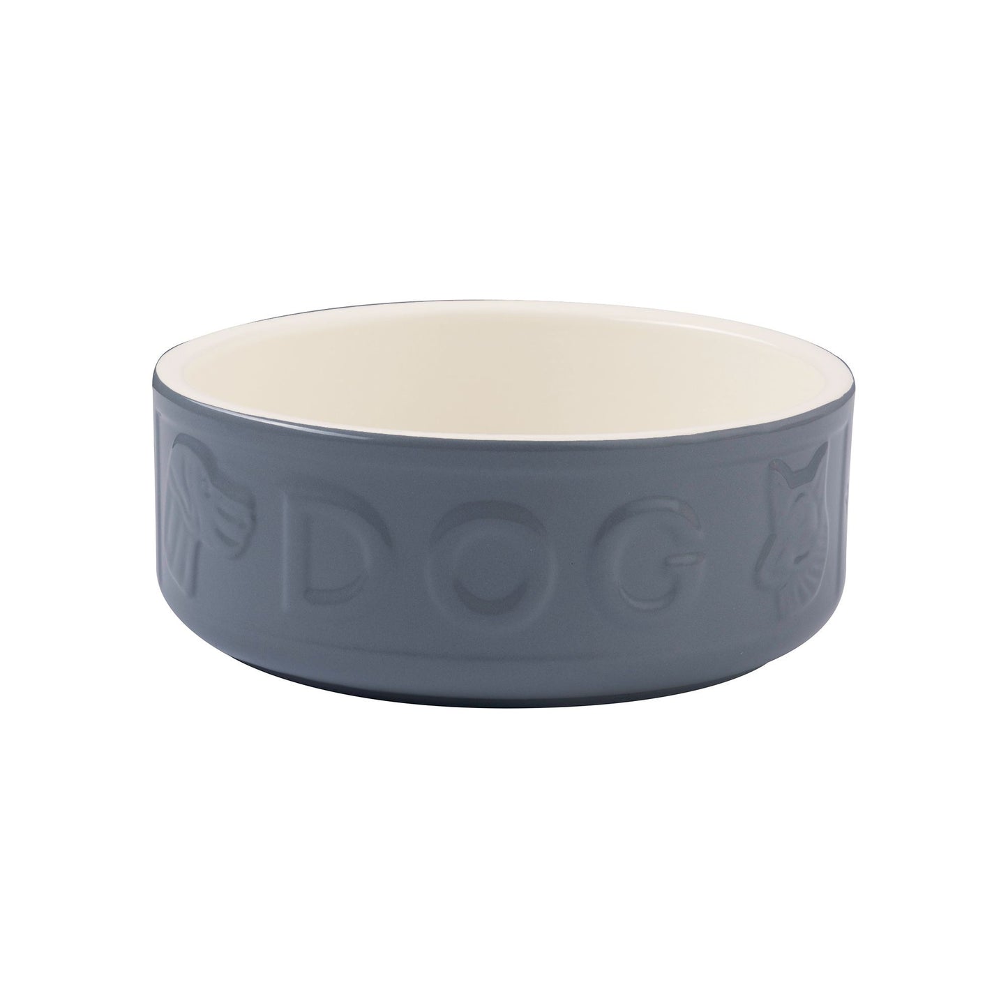Mason Cash Lettered Grey Dog Bowl