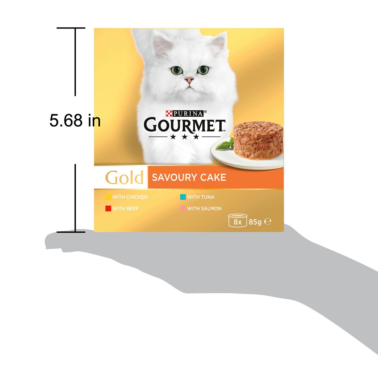 Gourmet Gold Savoury Cake Meat and Fish Variety Wet Cat Food