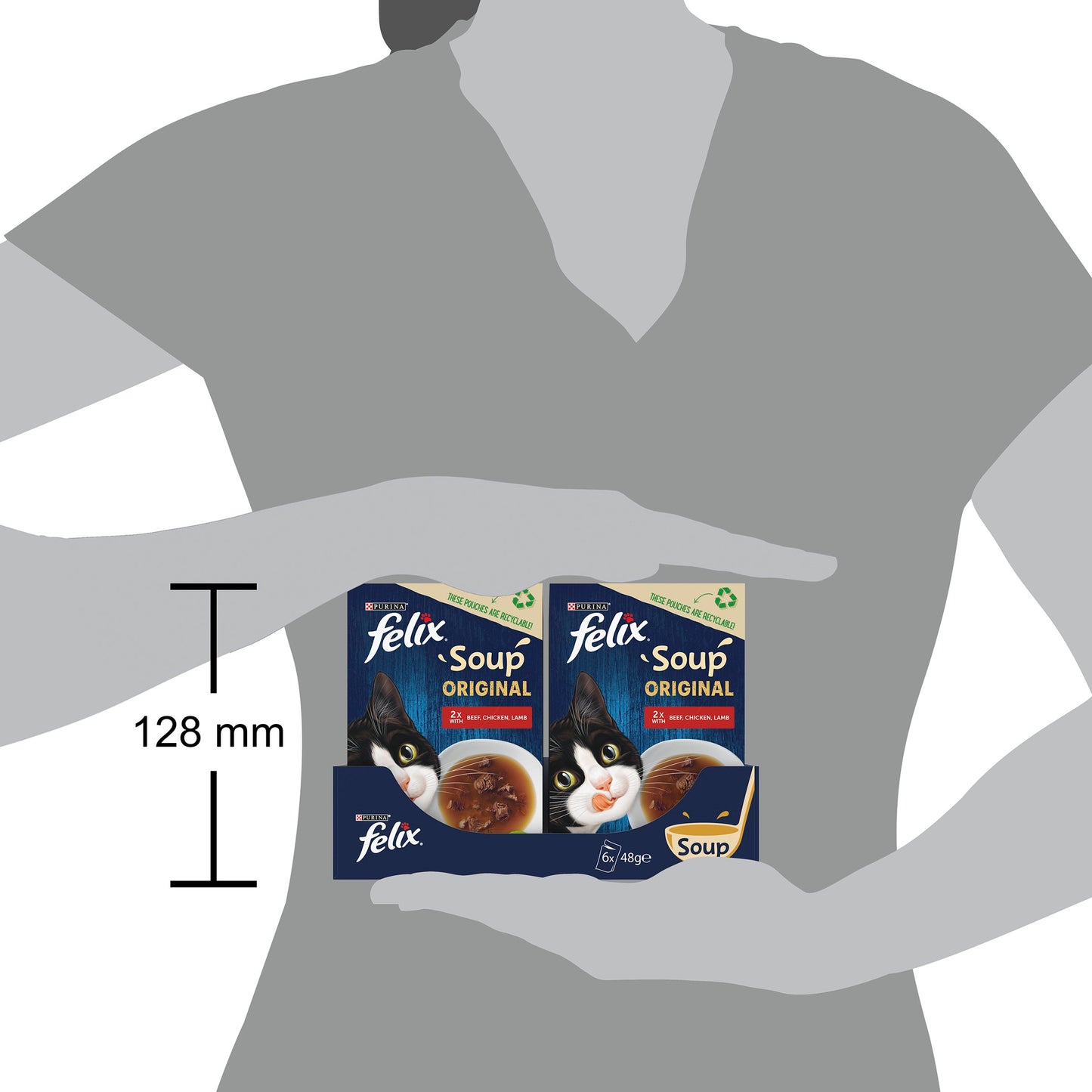 Felix Soup Farm Selection Chicken, Beef and Lamb Wet Cat Food