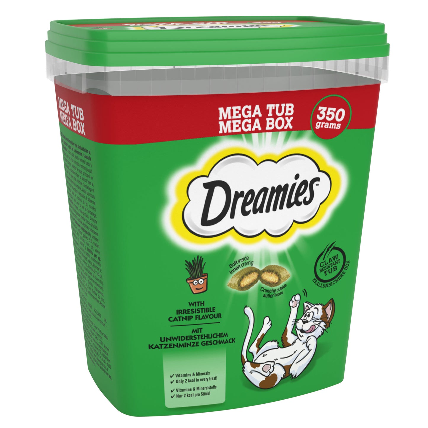 Dreamies MegaTub Catnip Flavour Cat Treats