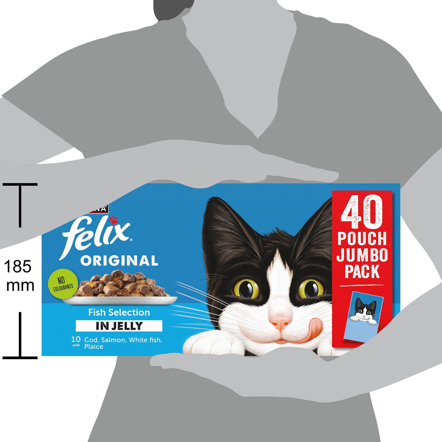 Felix Original Fish Selection in Jelly Wet Cat Food
