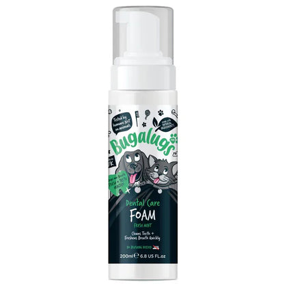 Bugalugs Dental Care Foam for Dogs & Cats - Fresh Mint