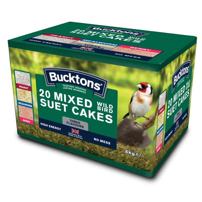 Bucktons Mixed Suet Cakes for Wild Birds