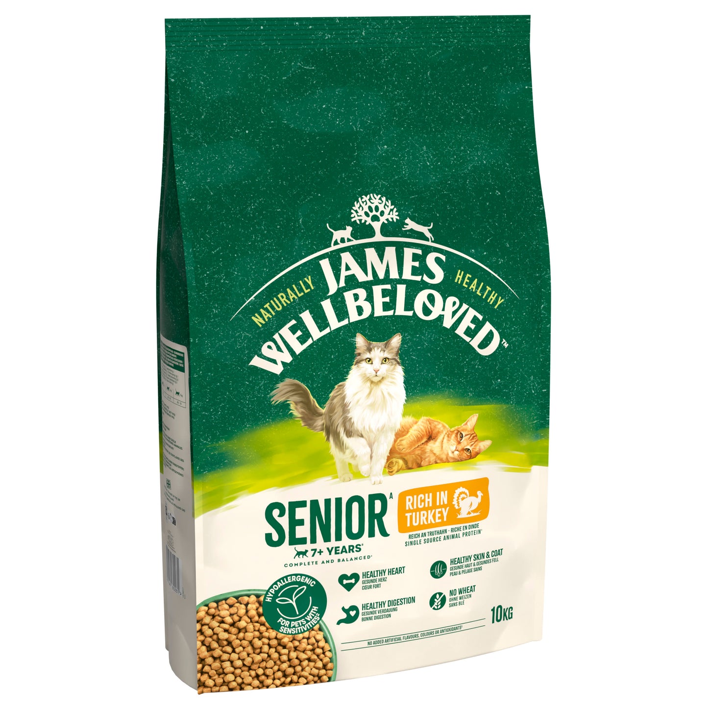 James Wellbeloved Senior Dry Cat Food Turkey
