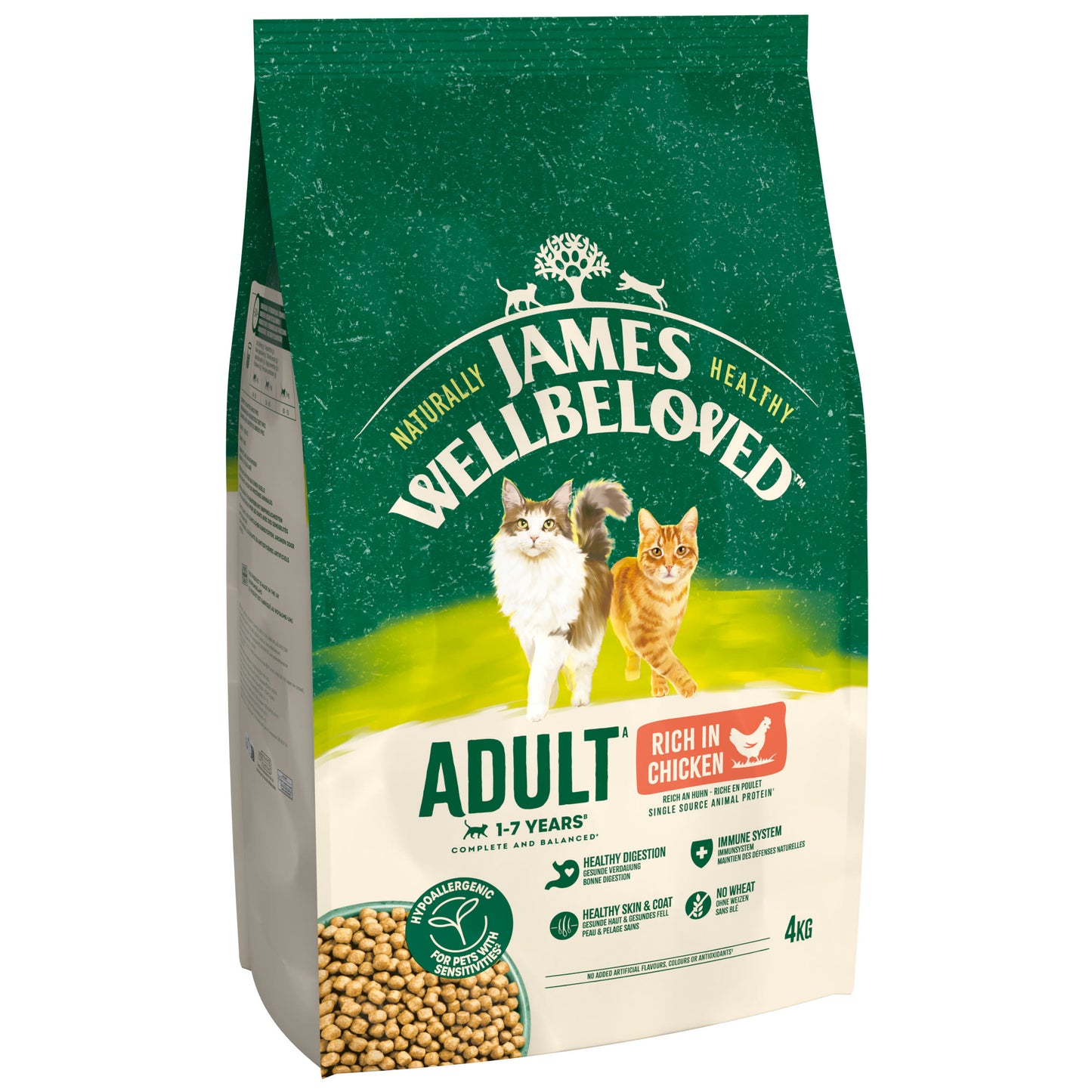 James Wellbeloved Adult Dry Cat Food Chicken & Rice