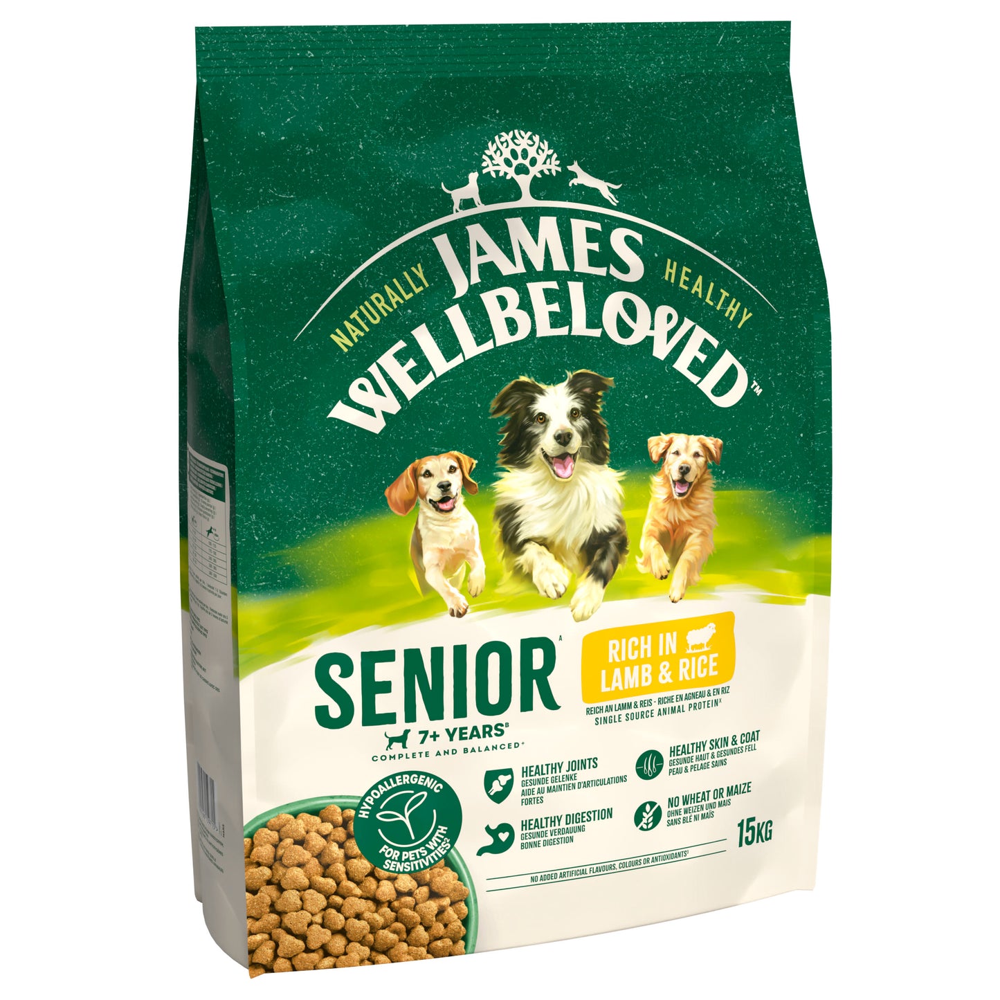 James Wellbeloved Senior Dry Dog Food Lamb & Rice