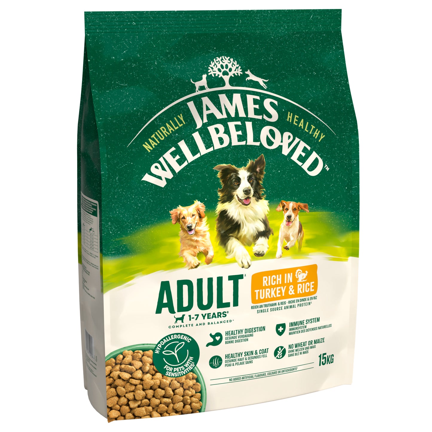 James Wellbeloved Adult Dry Dog Food Turkey & Rice