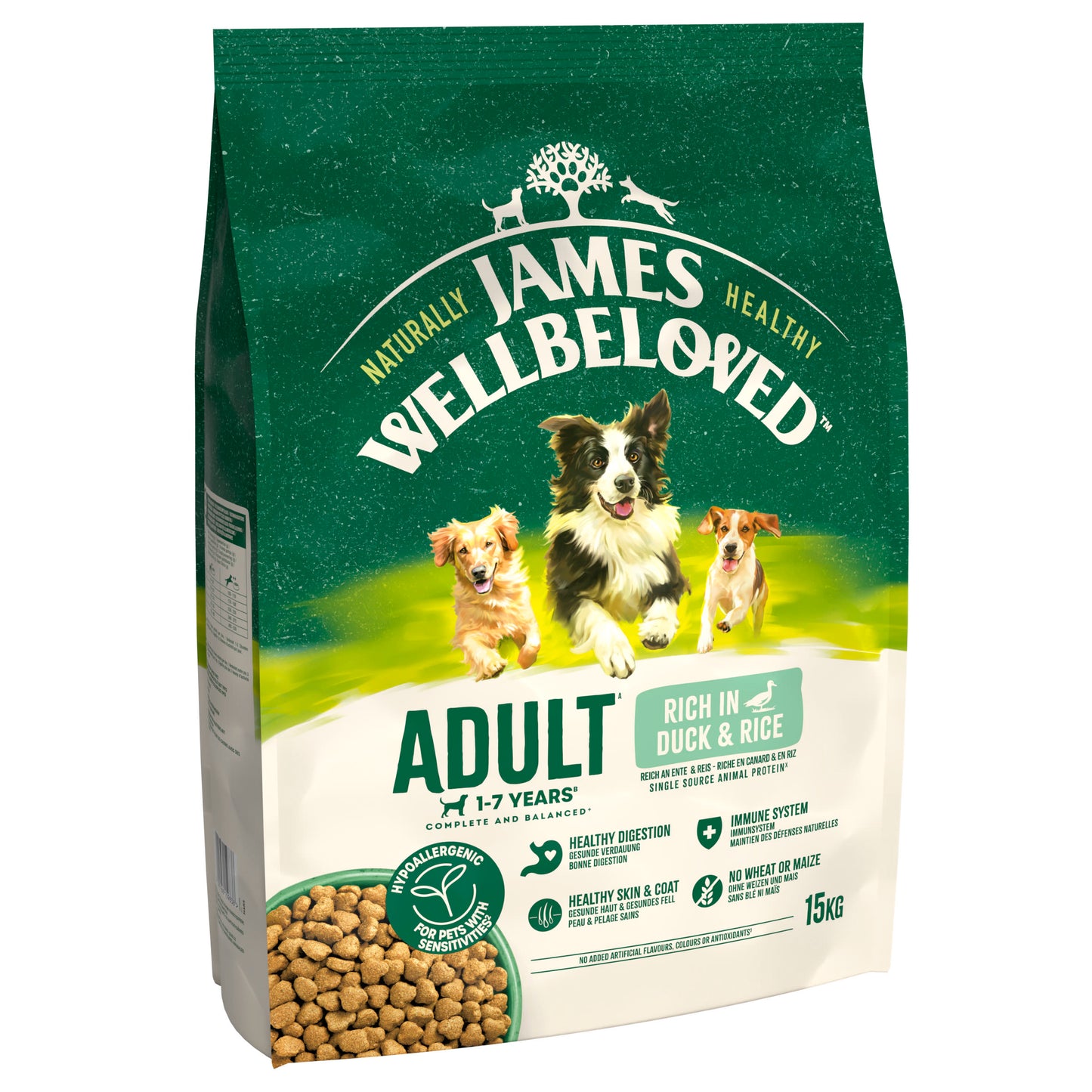 James Wellbeloved Adult Dry Dog Food Duck & Rice