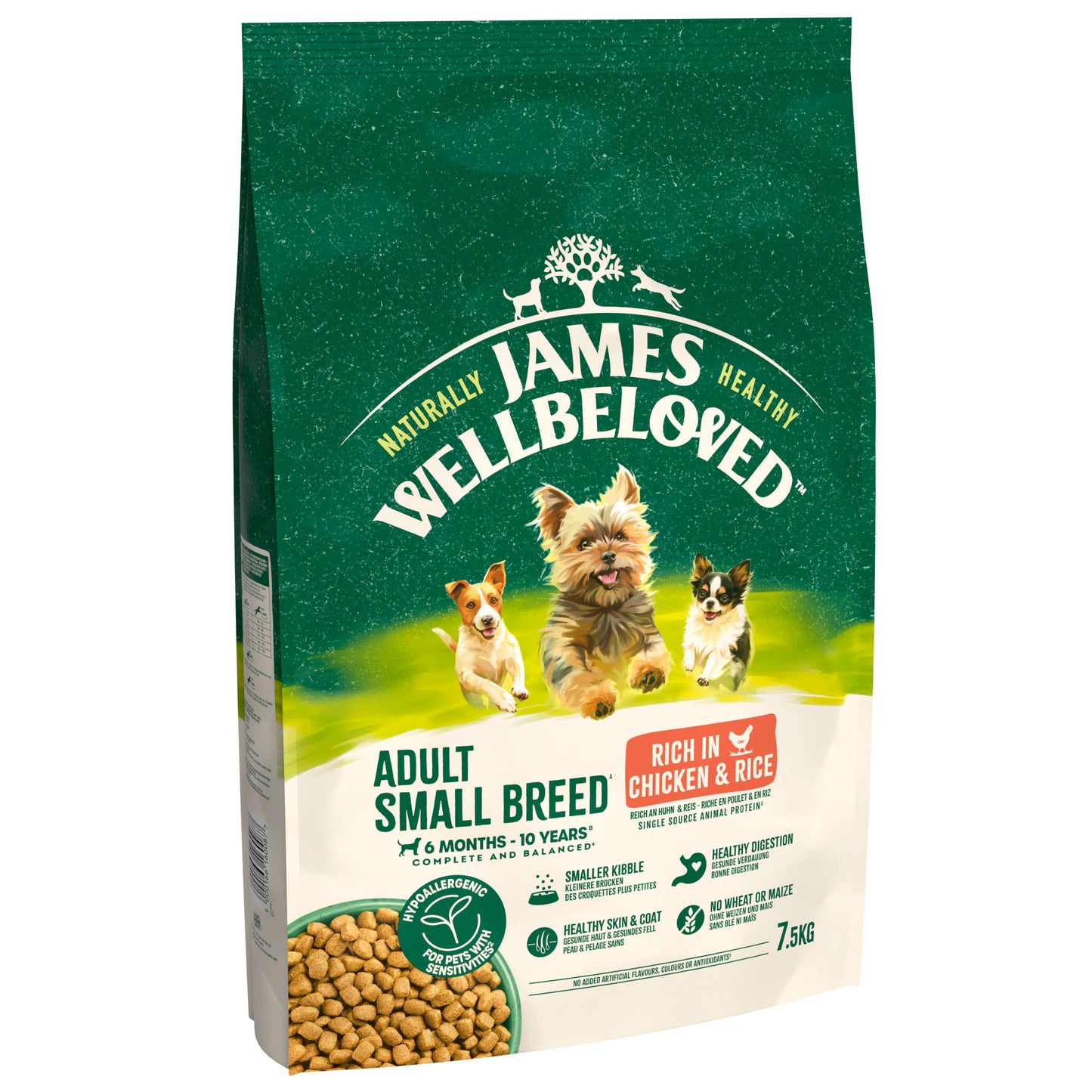 James Wellbeloved Adult Small Breed Dry Dog Food Chicken & Rice