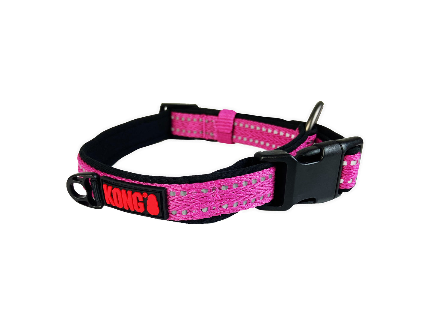 KONG Adjustable Fuchsia Dog Collar