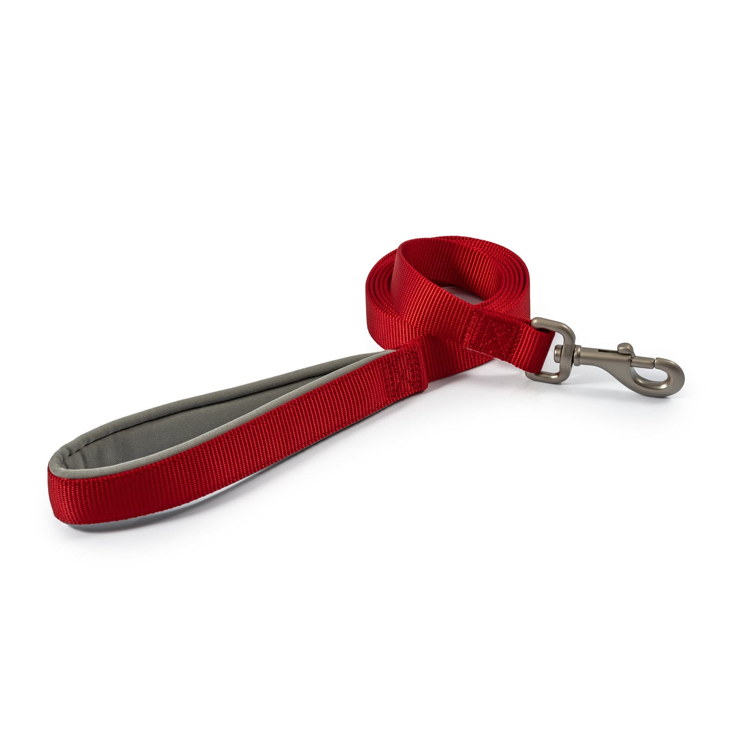 Ancol Viva Nylon Padded Snap Dog Lead - Red