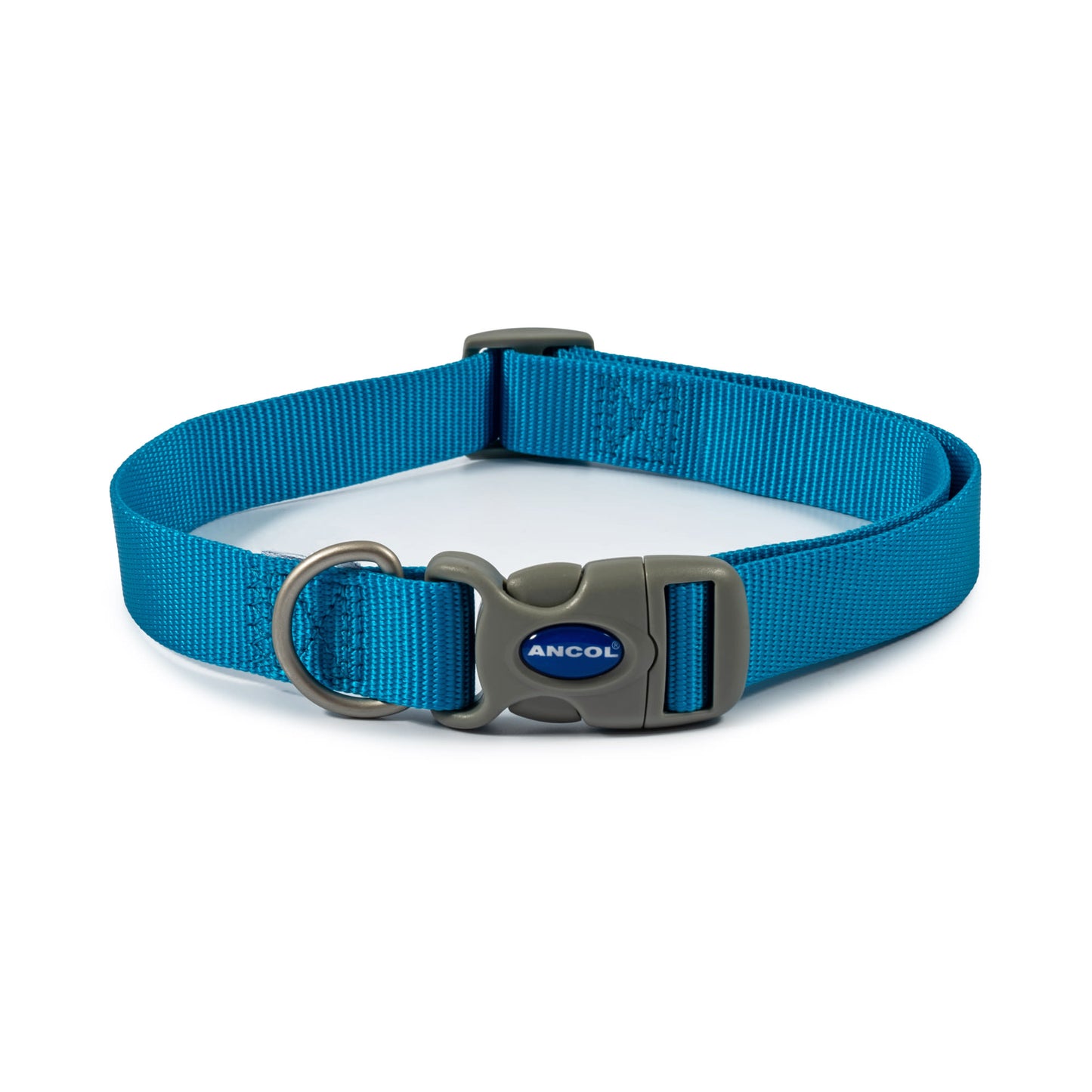 Ancol Viva Nylon Quick Fit Adjustable Dog Collar - Blue
