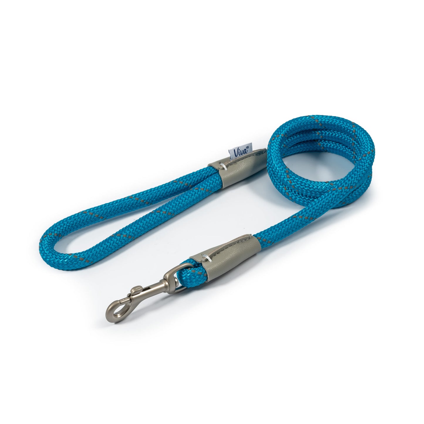 Ancol Viva Nylon Rope Snap Dog Lead - Blue