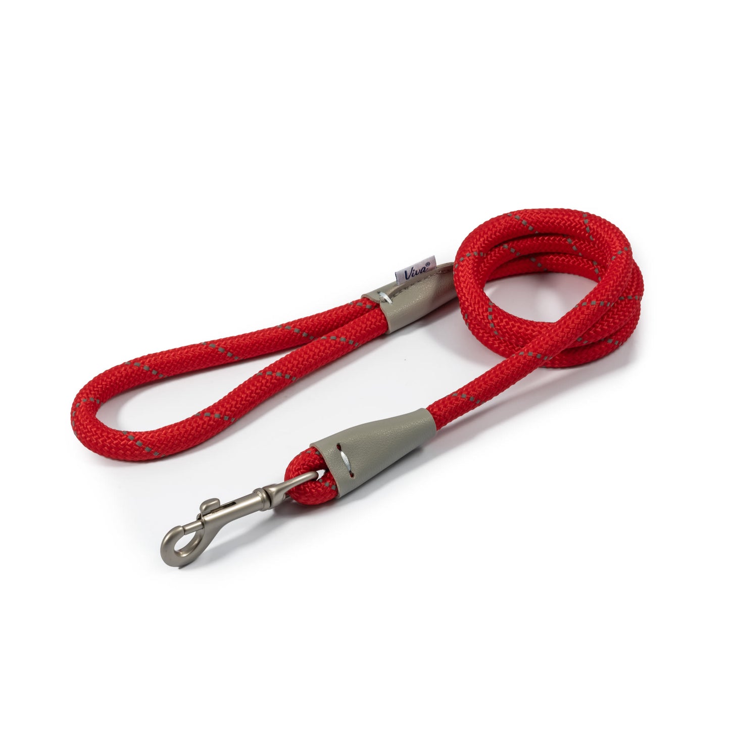 Ancol Viva Nylon Rope Snap Dog Lead - Red