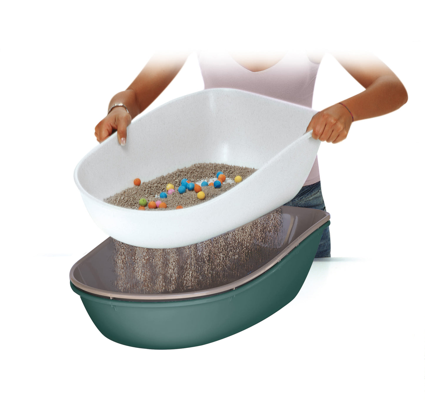 Stefanplast Furba Chic Open Litter Tray for Cats