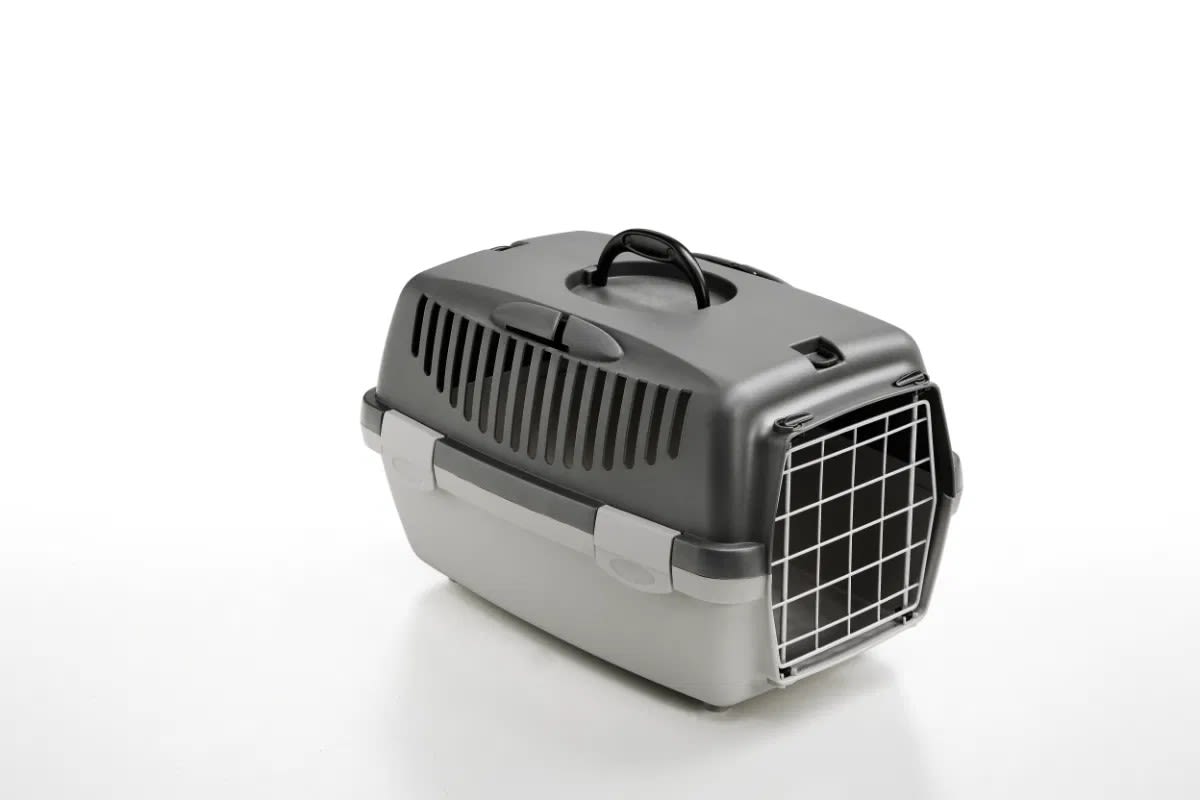 Stefanplast Gulliver 1 Pet Carrier with Metal Door - Grey