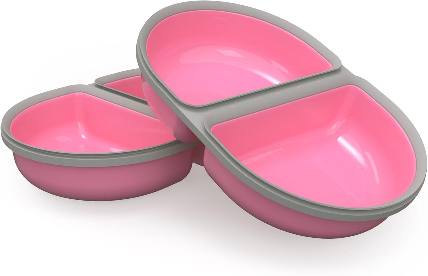 Surefeed Pet Feeder Split Bowl - Pink