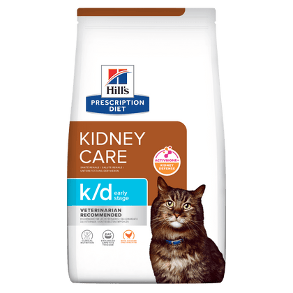 Hill's Prescription Diet k/d Early Stage Kidney Care Dry Cat Food - 3kg Bag