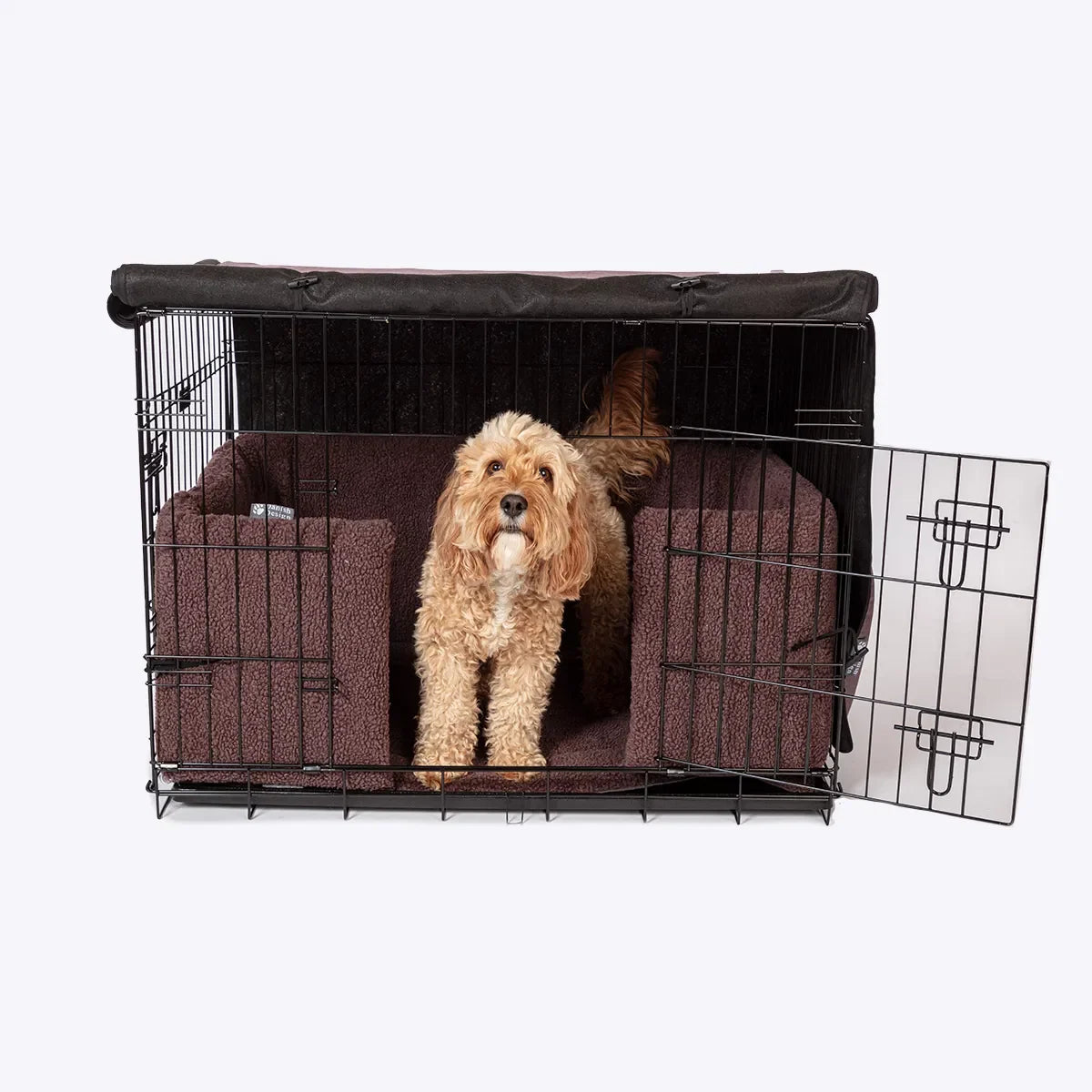 Danish Design Dog Crate Cover - Mauve