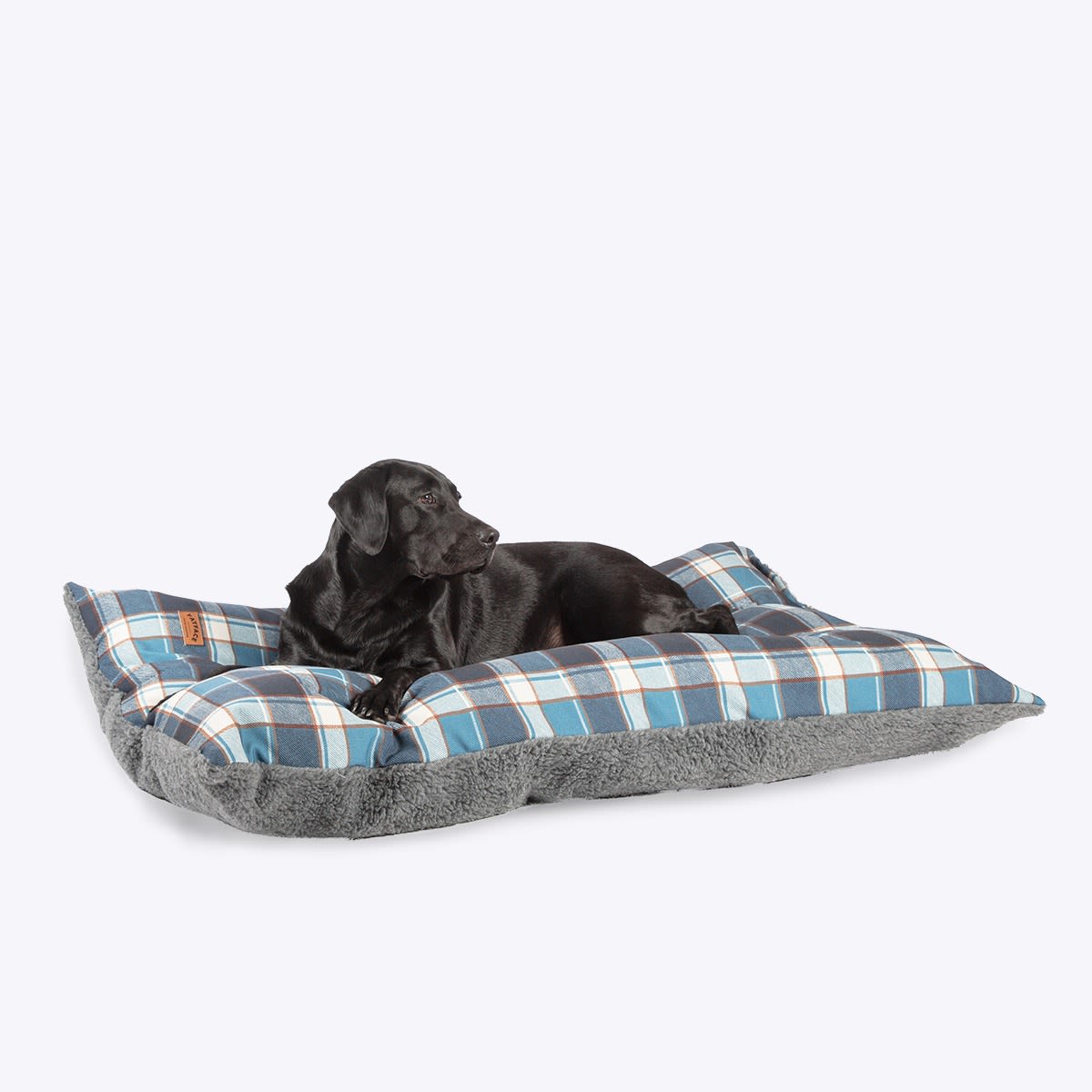 Danish Design Fatface Fleece Check Deep Duvet Dog Bed