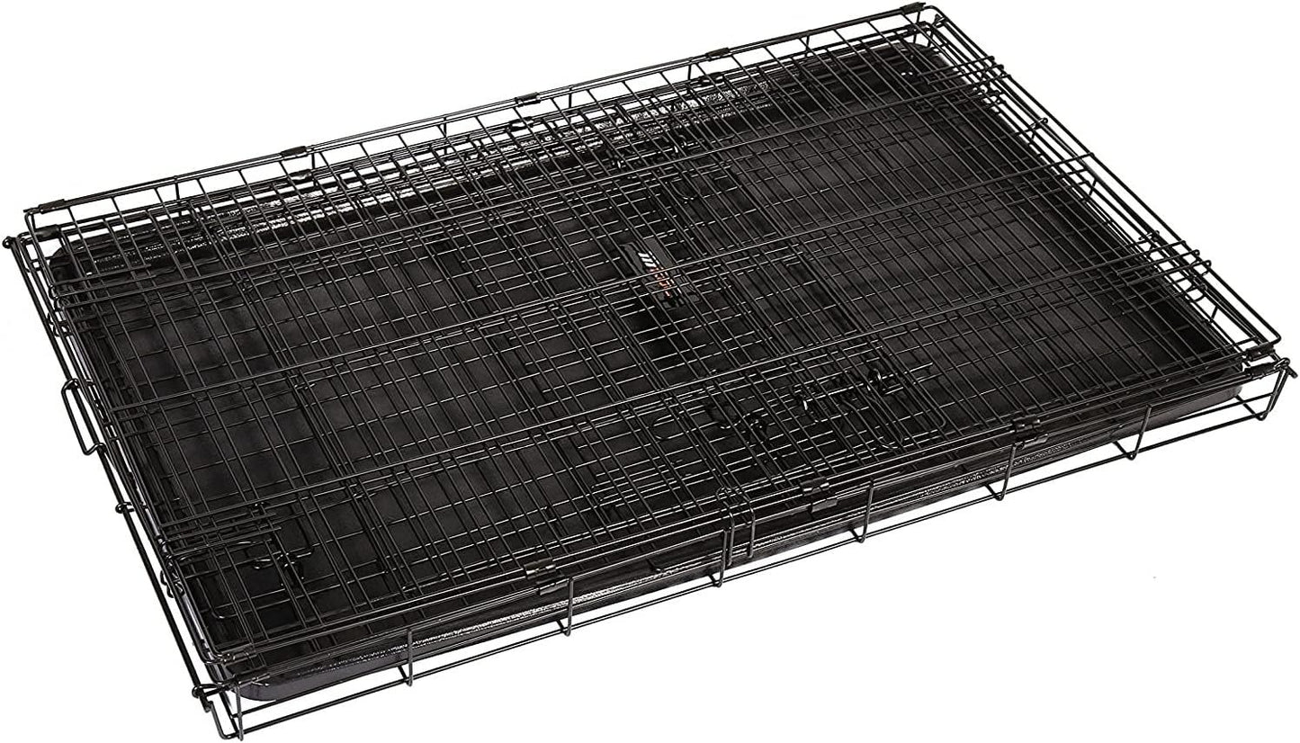 Rac Metal Fold Flat Crate With Plastic Tray for Dogs