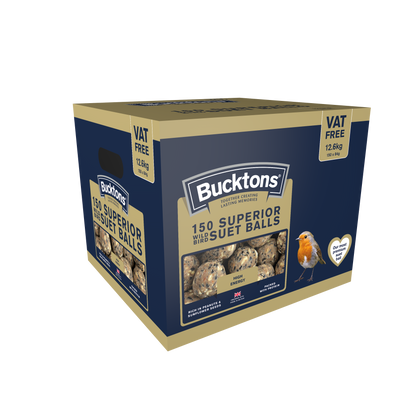 Bucktons 150 Superior Suet Balls Wild Bird Food
