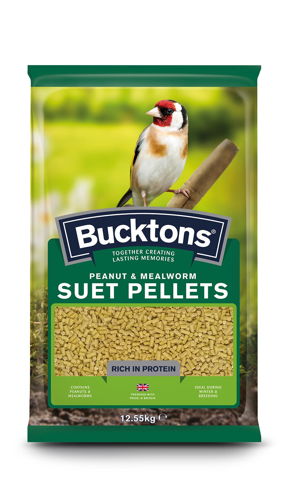 Bucktons Suet Pellets Peanut And Insect Wild Bird Food