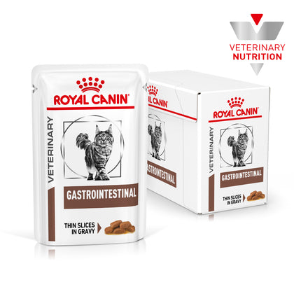 Royal Canin Gastrointestinal Thin Slices in Gravy Adult Wet Cat Food 12 x 85g