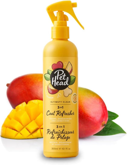 Pet Head Ultimutt Clean Coat 3 in 1 Refresher Dog Spray