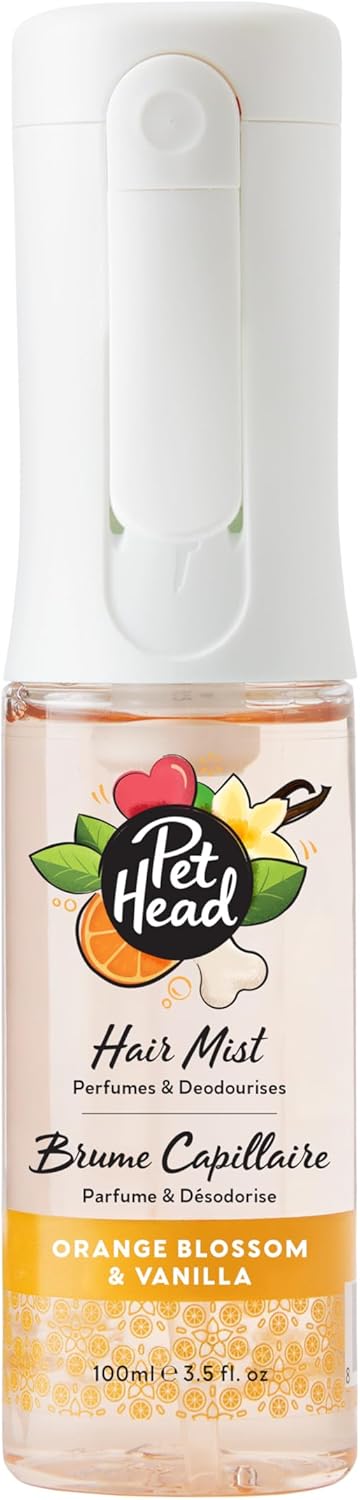 Pet Head Hair Mist Dog Deodorising Spray Orange Blossom & Vanilla