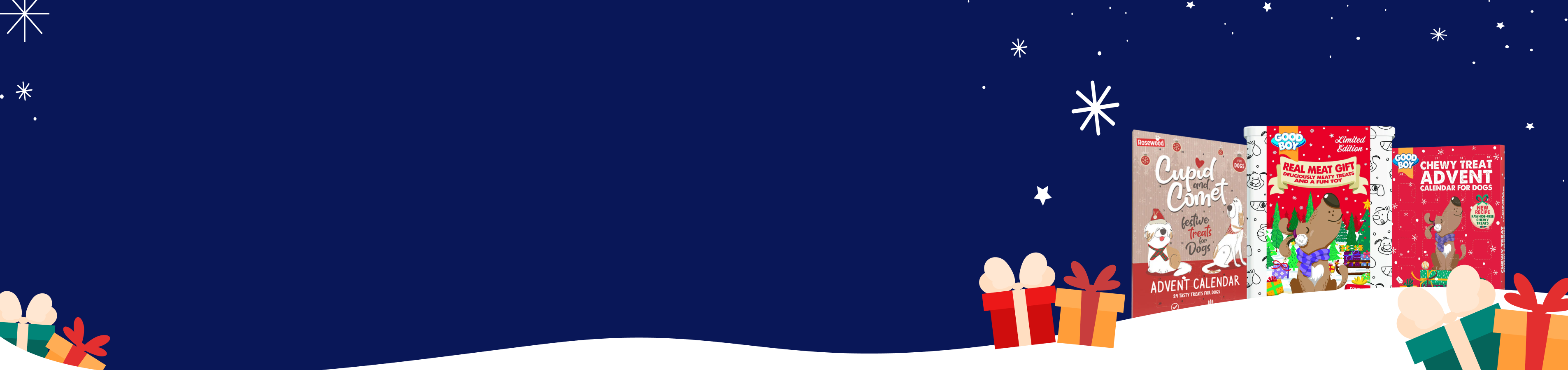 Dog advent & selection boxes