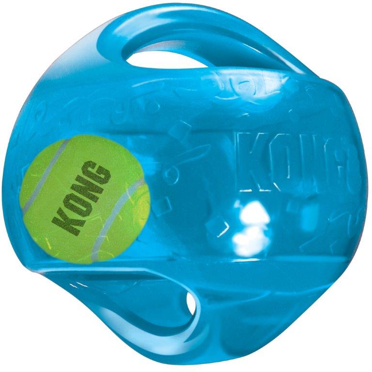 Front View of KONG Jumbler Ball Dog Toy - Medium/Large