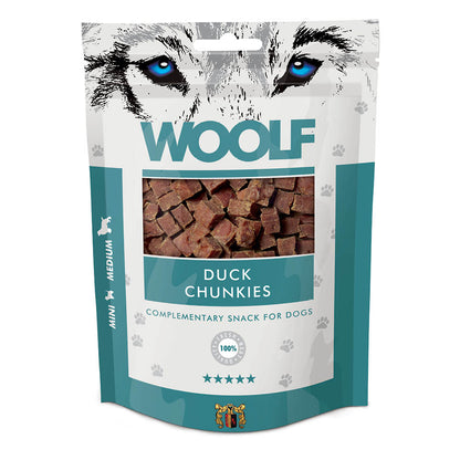 Woolf Duck chunkies Dog Treats