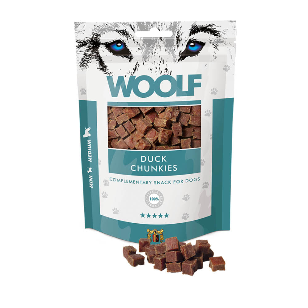 Woolf Duck chunkies Dog Treats