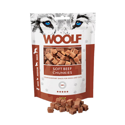 Woolf Beef Chunkies Dog Treats