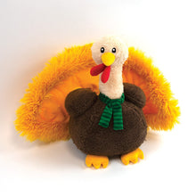 Front View of Happy Pet Christmas Terry the Turkey Dog Toy