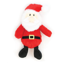 Front View of Happy Pet Christmas Santa Paws Dog Toy