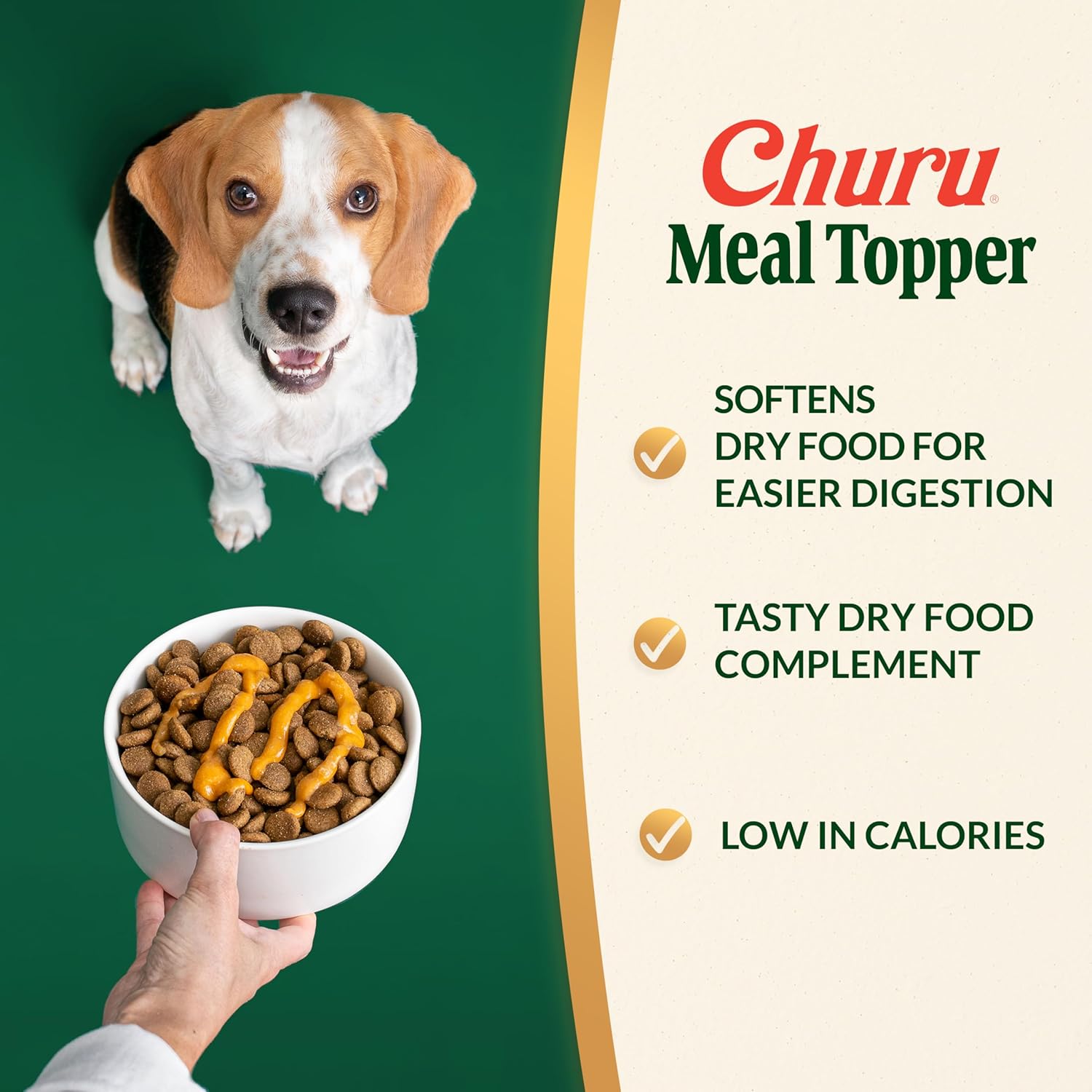 Ciao Churu Meal Topper for Adult Dogs - Chicken Recipe - 4 x 14g
