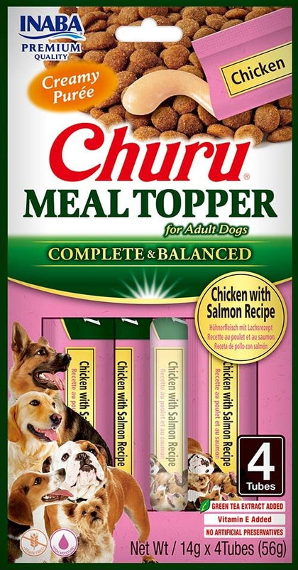 Ciao Churu Meal Topper for Adult Dogs - Chicken with Salmon Recipe