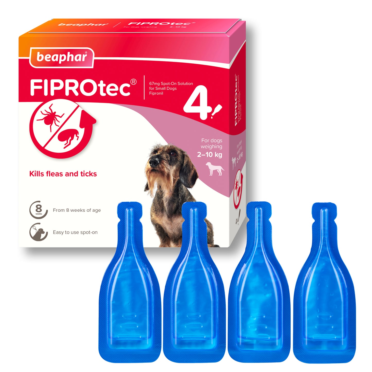 Beaphar Fiprotec Spot On Small Dog Pipettes