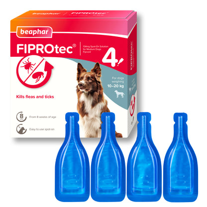 Beaphar Fiprotec Spot On Medium Dog Pipettes