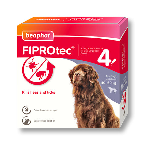Beaphar FIPROtec Spot On Extra Large Dog Pipettes