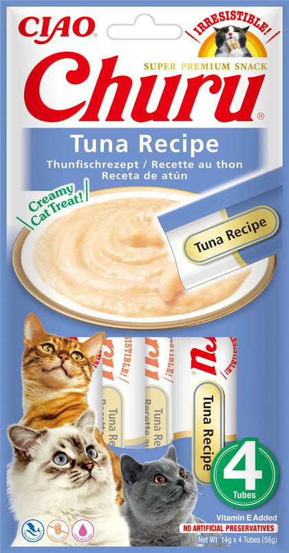 Ciao Churu 4 Pack Cat Treat - Tuna Recipe