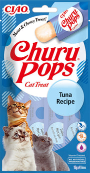 Ciao Churu Pops 4 Pack Cat Treat - Tuna Recipe