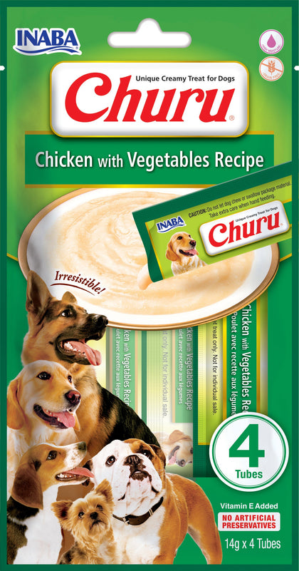 Ciao Churu Dog Treat - Chicken with Vegetables Recipe