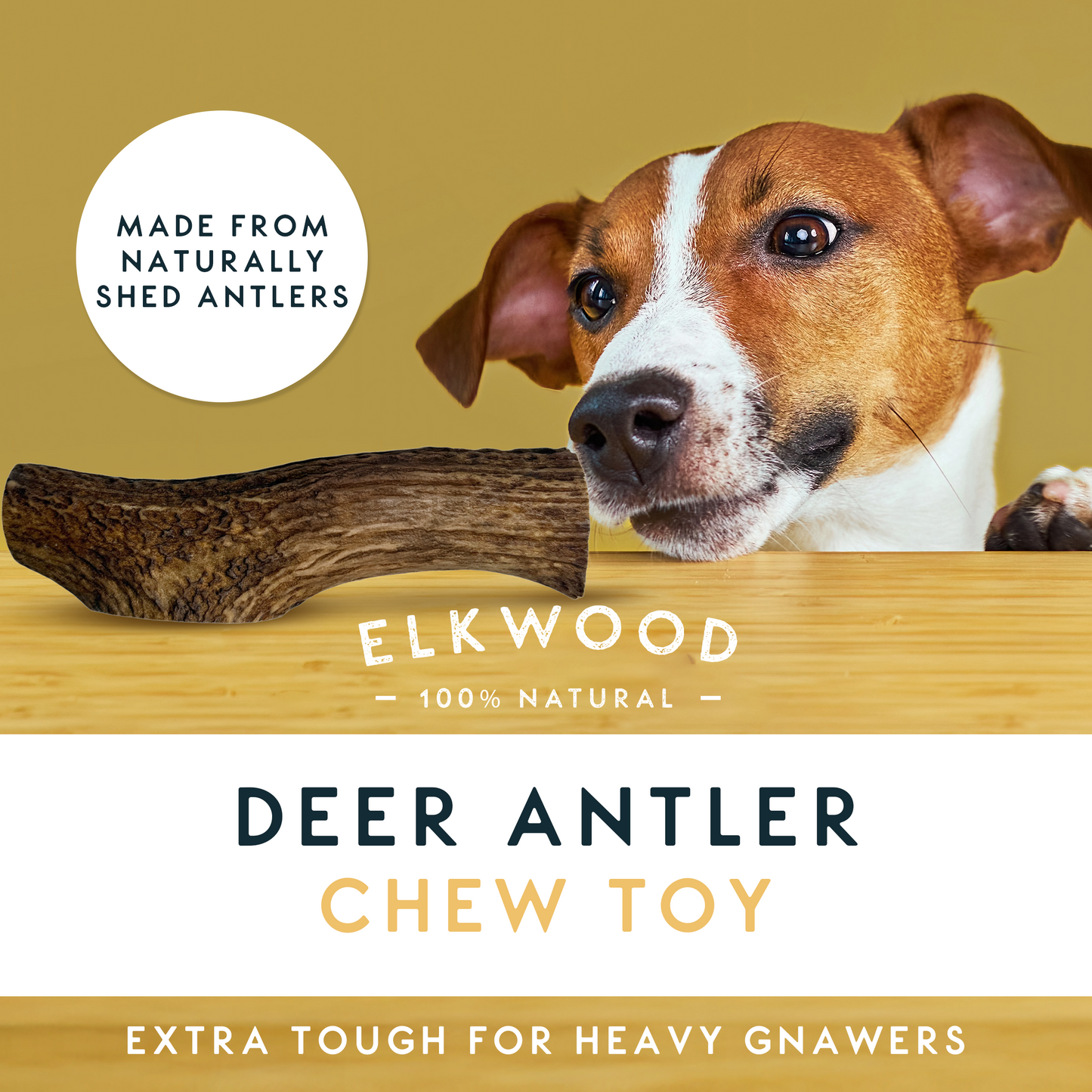 Elkwood 100% Natural Antler Chew | Giant