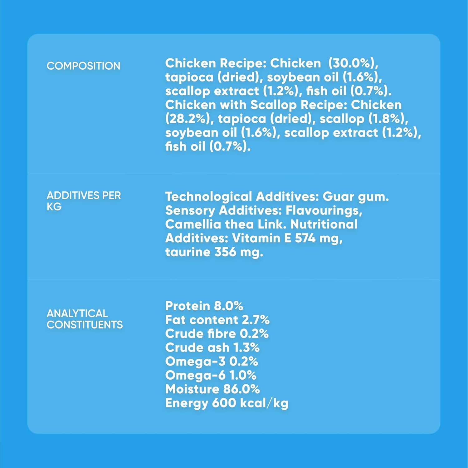 Ciao Churu Skin & Coat 20 Pack Cat Treat - Chicken Variety - 20 x 14g