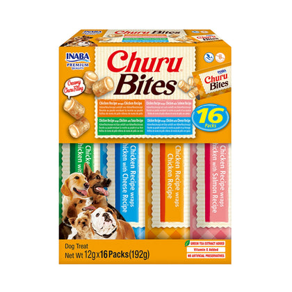 Ciao Churu Bites Variety Dog Treats - 16 Pack