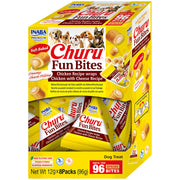Ciao Churu Fun Bites Dog Treat - Chicken Recipe wraps Chicken with Cheese Recipe